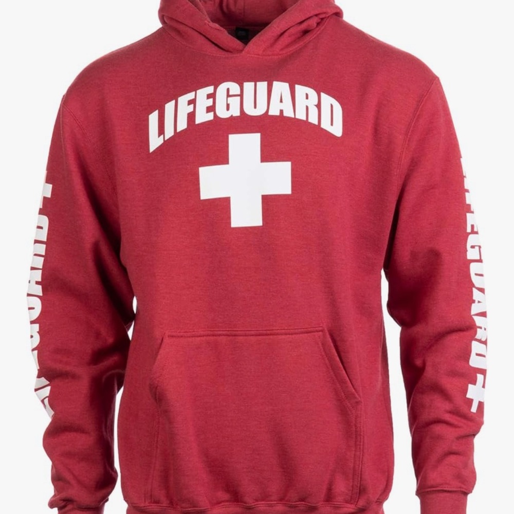 Red Lifeguard Hoodie